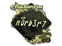 Sticker Slab | n0rb3r7 (Gold, Champion) | Rio 2022
