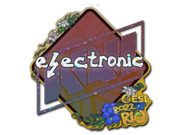 Sticker Slab | electronic (Glitter) | Rio 2022