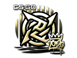 Sticker Slab | Ninjas in Pyjamas (Gold) | 2020 RMR