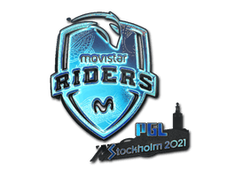 Sticker Slab | Movistar Riders (Holo) | Stockholm 2021