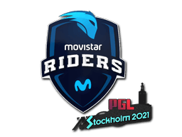 Sticker Slab | Movistar Riders | Stockholm 2021