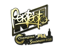 Sticker Slab | Perfecto (Gold) | Stockholm 2021