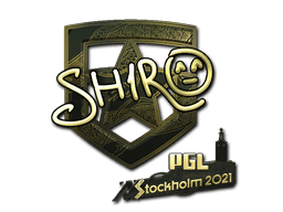 Sticker Slab | sh1ro (Gold) | Stockholm 2021