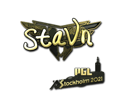Sticker Slab | stavn (Gold) | Stockholm 2021