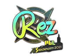 Sticker Slab | REZ (Holo) | Stockholm 2021