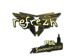 Sticker Slab | refrezh (Gold) | Stockholm 2021