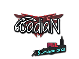 Sticker Slab | cadiaN | Stockholm 2021