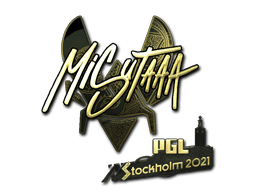 Sticker Slab | misutaaa (Gold) | Stockholm 2021