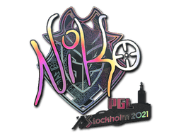 Sticker Slab | NiKo (Holo) | Stockholm 2021