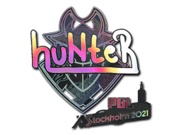 Sticker Slab | huNter- (Holo) | Stockholm 2021
