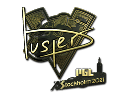Sticker Slab | buster (Gold) | Stockholm 2021
