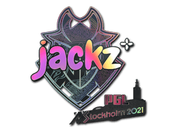 Sticker Slab | JACKZ (Holo) | Stockholm 2021