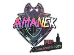 Sticker Slab | AMANEK (Holo) | Stockholm 2021
