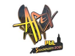 Sticker Slab | apEX (Holo) | Stockholm 2021