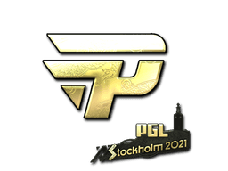 Sticker Slab | paiN Gaming (Gold) | Stockholm 2021