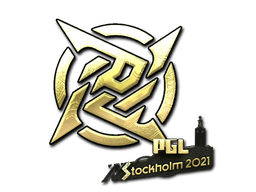 Sticker Slab | Ninjas in Pyjamas (Gold) | Stockholm 2021