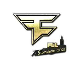 Sticker Slab | FaZe Clan (Gold) | Stockholm 2021