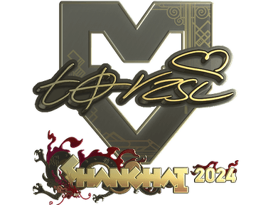 Sticker Slab | torzsi (Gold) | Shanghai 2024
