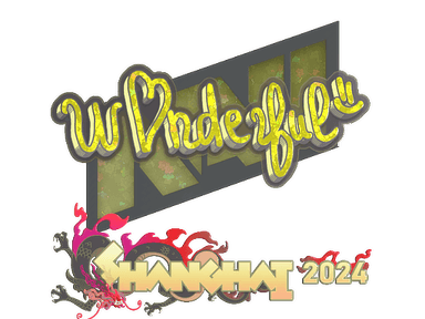Sticker Slab | w0nderful (Glitter) | Shanghai 2024