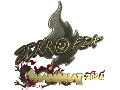 Sticker Slab | zeRRoFIX (Gold) | Shanghai 2024