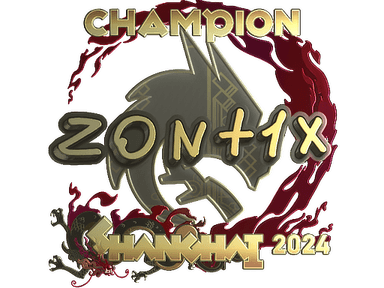 Sticker Slab | zont1x (Gold, Champion) | Shanghai 2024