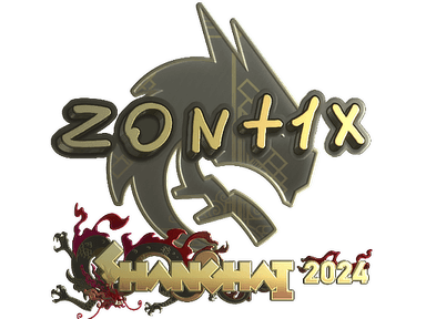 Sticker Slab | zont1x (Gold) | Shanghai 2024