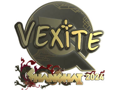 Sticker Slab | vexite (Gold) | Shanghai 2024