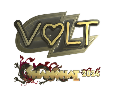 Sticker Slab | volt (Gold) | Shanghai 2024