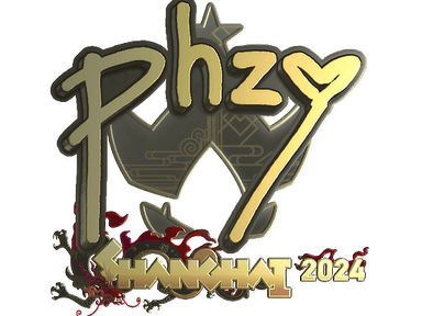 Sticker Slab | phzy (Gold) | Shanghai 2024