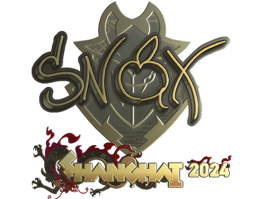 Sticker Slab | Snax (Gold) | Shanghai 2024