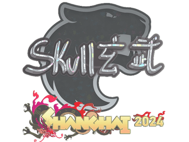 Sticker Slab | skullz (Glitter) | Shanghai 2024