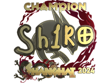 Sticker Slab | sh1ro (Gold, Champion) | Shanghai 2024