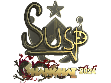 Sticker Slab | susp (Gold) | Shanghai 2024