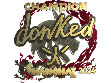 Sticker Slab | donk (Gold, Champion) | Shanghai 2024