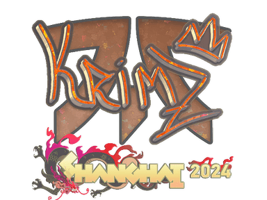Sticker Slab | KRIMZ (Glitter) | Shanghai 2024