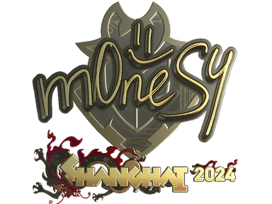 Sticker Slab | m0NESY (Gold) | Shanghai 2024