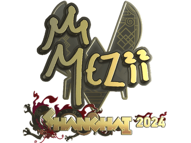 Sticker Slab | mezii (Gold) | Shanghai 2024