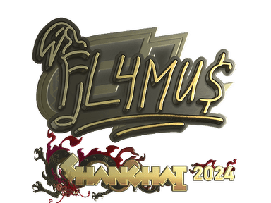Sticker Slab | FL4MUS (Gold) | Shanghai 2024