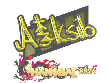 Sticker Slab | Aleksib (Glitter) | Shanghai 2024