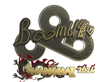 Sticker Slab | Boombl4 (Gold) | Shanghai 2024
