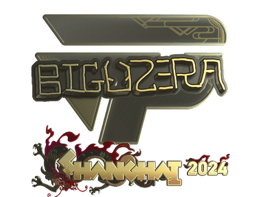 Sticker Slab | biguzera (Gold) | Shanghai 2024