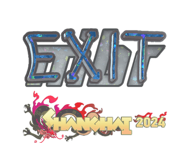 Sticker Slab | exit (Glitter) | Shanghai 2024