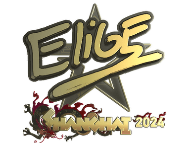 Sticker Slab | EliGE (Gold) | Shanghai 2024
