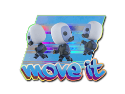 Sticker Slab | Move It (Holo)