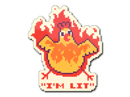 Sticker Slab | I'm Lit