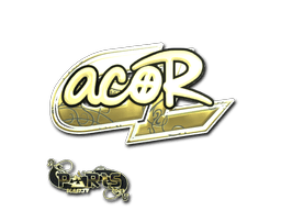 Sticker Slab | acoR (Gold) | Paris 2023