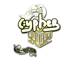 Sticker Slab | Cypher (Gold) | Paris 2023