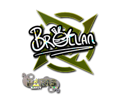 Sticker Slab | Brollan (Glitter) | Paris 2023