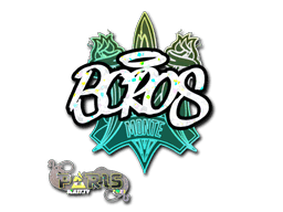 Sticker Slab | BOROS (Glitter) | Paris 2023