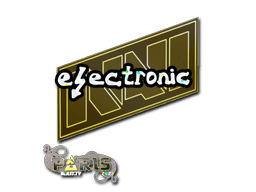 Sticker Slab | electronic (Glitter) | Paris 2023